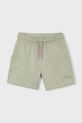 Mayoral szorty bawełniane dziecięce 3211.5H.Mini.PPY2 zielony SS26