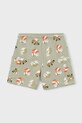 Παιδικό βαμβακερό σορτς Mayoral 3211.5H.Mini.PPY2 πράσινο SS26