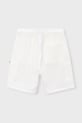 Dječje pamučne kratke hlače Mayoral 3212.5H.Mini.PPY2 bijela SS26