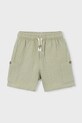 Παιδικό βαμβακερό σορτς Mayoral casual πράσινο 3212.5H.Mini.PPY2