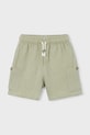 Παιδικό βαμβακερό σορτς Mayoral casual πράσινο 3212.5H.Mini.PPY2
