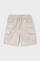 Mayoral szorty dziecięce z elastanem beżowy 3214.5J.Mini.PPY2
