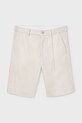 Mayoral szorty z domieszką lnu dziecięce casual beżowy 6214.7A.Junior.PPY2