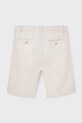Mayoral szorty z domieszką lnu dziecięce 6214.7A.Junior.PPY2 beżowy SS26