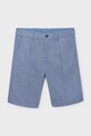 Mayoral szorty z domieszką lnu dziecięce 6214.7A.Junior.PPY2 niebieski SS26