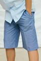 Детские шорты с примесью льна Mayoral 6214.7A.Junior.PPY2 голубой