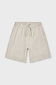 Mayoral szorty bawełniane dziecięce 6215.7B.Junior.PPY2 beżowy SS26