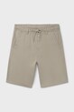 Детские хлопковые шорты Mayoral casual серый 6216.7B.Junior.PPY2
