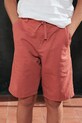 Dječje pamučne kratke hlače Mayoral 6216.7B.Junior.PPY2 narančasta