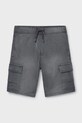 Παιδικό σορτς τζιν Mayoral με ελαστάν γκρί 6218.7C.Junior.PPY2