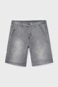 Mayoral szorty jeansowe dziecięce z elastanem szary 6220.7G.Junior.PPY2
