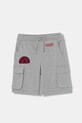 United Colors of Benetton szorty dresowe dziecięce bawełniane szary 39DJC903N.G.Seasonal