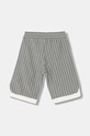 Emporio Armani szorty bawełniane dziecięce EB001057.AF21874 szary SS26