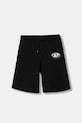 Diesel szorty z bawełną dziecięce PSVALE SHORT SHORTS casual czarny J02683.KYAZ3