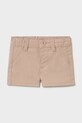 Mayoral Newborn szorty niemowlęce z elastanem beżowy 1271.1P.Newborn.PPY2