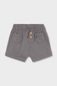 Mayoral Newborn szorty bawełniane dziecięce bawełna szary 1273.1R.Newborn.PPY2