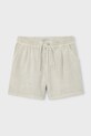 Mayoral szorty z dodatkiem lnu dziecięce Boston by Mayoral 6224.7H.Boston.PPY2 zielony SS26