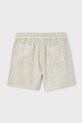 Chłopiec Mayoral szorty z dodatkiem lnu dziecięce Boston by Mayoral 6224.7H.Boston.PPY2 zielony