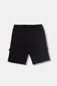 Puma szorty dresowe dziecięce z bawełną ESS No. 1 Logo 684925 czarny SS26