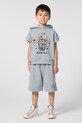 Kenzo Kids gyerek rövidnadrág aplikációval kék K61651.162