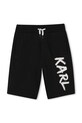 Karl Lagerfeld szorty dresowe dziecięce z bawełną Z31082.114.150 czarny SS26