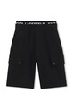 Detské krátke nohavice Karl Lagerfeld Z31083.162.174 čierna SS26