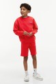 Tommy Hilfiger szorty dresowe dziecięce z bawełną KB0KB10242.128.176.PPY2 czerwony