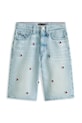 Tommy Hilfiger szorty dziecięce bawełniane KB0KB10304.128.176.PPY2 niebieski SS26
