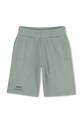 Dječje pamučne kratke hlače BOSS J52930.114.150 tirkizna SS26