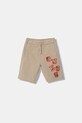 Guess szorty bawełniane dziecięce casual beżowy L6GD02.KA6R4.PPY2.M