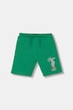Guess szorty dresowe dziecięce bawełniane zielony N6GD04.KA6R4.PPY2.M