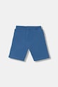 Guess szorty dresowe dziecięce bawełniane N6GD04.KA6R4.PPY2.M niebieski SS26