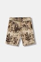 Guess szorty bawełniane dziecięce wzorzyste beżowy L6GD00.KA6R4.PPY2.M