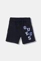 Guess szorty bawełniane dziecięce casual granatowy N6GD02.KA6R4.PPY2.M