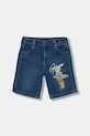 Guess szorty dziecięce jeansowe niebieski N6GD12.D4CA0.PPY2.M