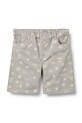Wheat szorty dziecięce bawełniane 2903.425.GOTS szary SS26