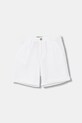 United Colors of Benetton σορτς Παιδικά με λινό λευκό 43WBC904I.G.Stagionale