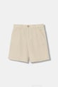 United Colors of Benetton pantaloni scurți pentru copii, din in bej 43WBC904I.G.Stagionale