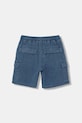 United Colors of Benetton kratke hlače otroške bombažne 4V7JG903A.P.Stagionale mornarsko modra SS26