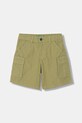 United Colors of Benetton cargo šortky dětské bavlněné zelená 456SC904V.G.seasonal