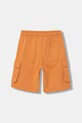 United Colors of Benetton cargo šortky dětské bavlněné 39DJC902N.G.season.PPY2 oranžová SS26