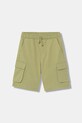 United Colors of Benetton cargo šortky dětské bavlněné zelená 39DJC902N.G.season.PPY2