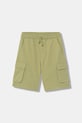 United Colors of Benetton cargo šortky dětské bavlněné zelená 39DJC902N.G.season.PPY2