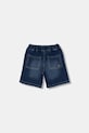 United Colors of Benetton pantaloni scurți pentru copii, cu bumbac 44LGG903M.P.seasonal bleumarin SS26