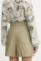 Oblečenie Weekend Max Mara šortky dámske bavlnené ARMONIA 2615141012600 zelená