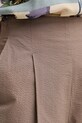 MM by Max Mara šortky dámske bavlnené BALTA hnedá 2616141018600