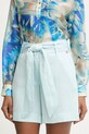 Marciano by Guess pantaloni scurți eleganți de damă cu amestec de in JANE turcoaz G6GD21.W2367