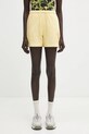 A Bathing Ape szorty bawełniane College gładkie żółty 1L30253004