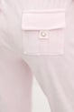 Juicy Couture szorty welurowe Angel różowy JCNBJ126456
