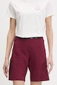 La Sportiva pantaloni scurți sport pentru femei West Crest burgundia ZAHS025